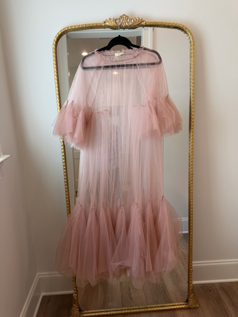 Maeve by Anthropologie Blush Tulle Dress
